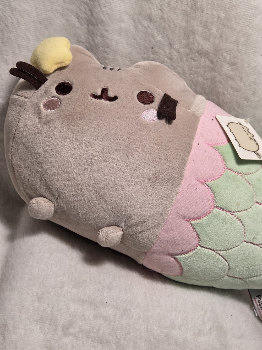 Pusheen Mercat 12" Mermaid Cat with Gold Star Gund Stuffed Toy